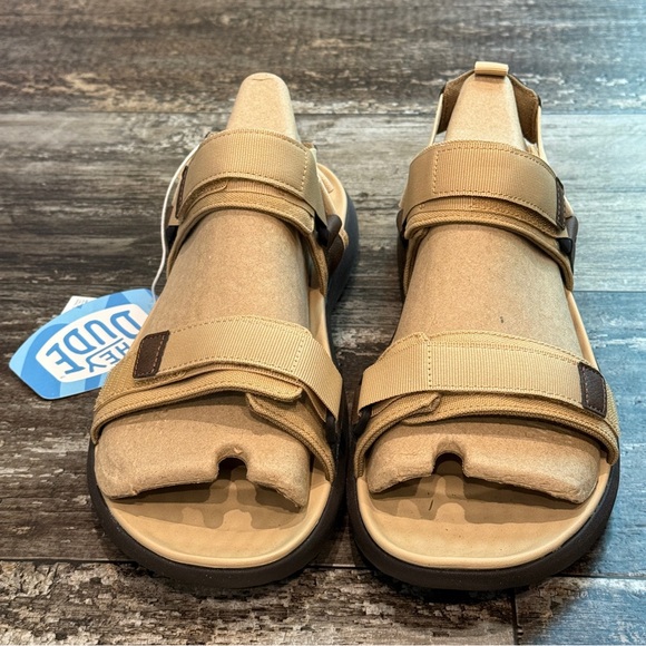 Hey Dude Carson Sandal‎ Mens Size 11 Sport Tan Brown Comfort Hiking New In Bag - Picture 5 of 10